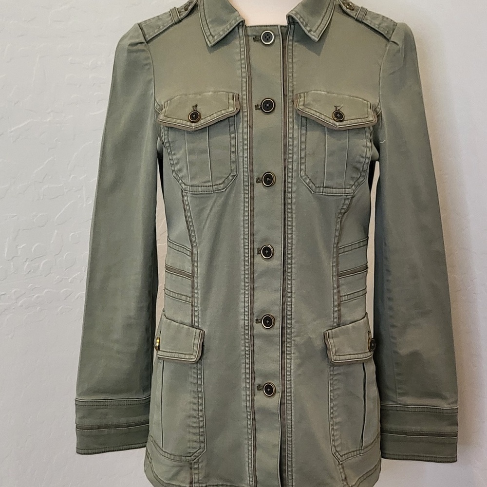 White House Black Market Military Field Jacket